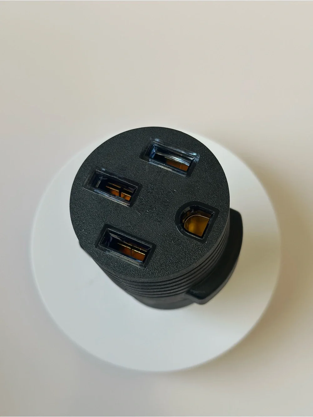 Black USB Multi-Port Travel Charger - Compatible Cell Phone Accessory
